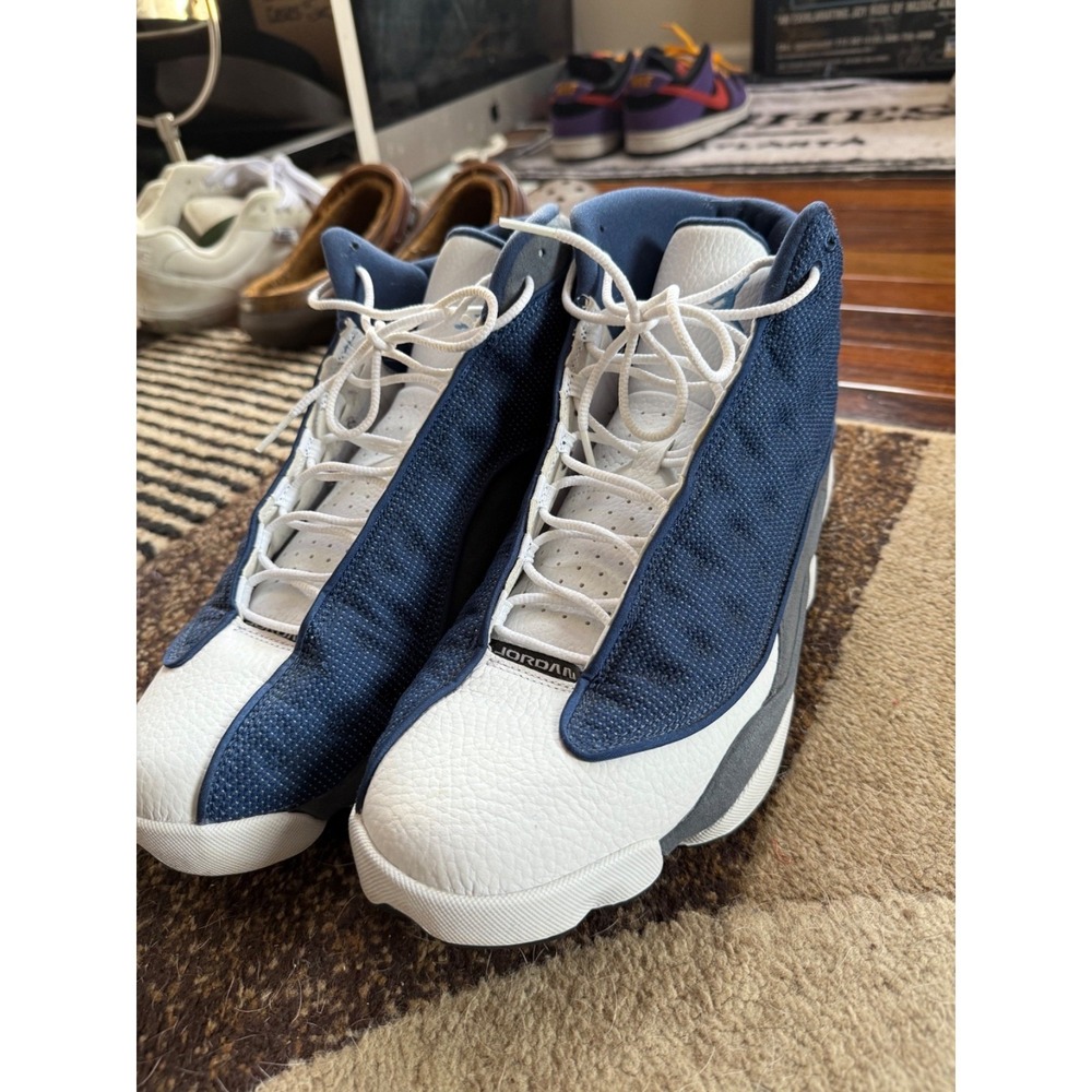 Air Jordan 13 XIII Blue White Retro GS Size 6Y Sneakers